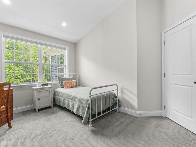 79 Townsend Blvd Unit 79, Westborough, MA 01581 - bedroom with carpet flooring, recessed lighting, and vaulted ceiling