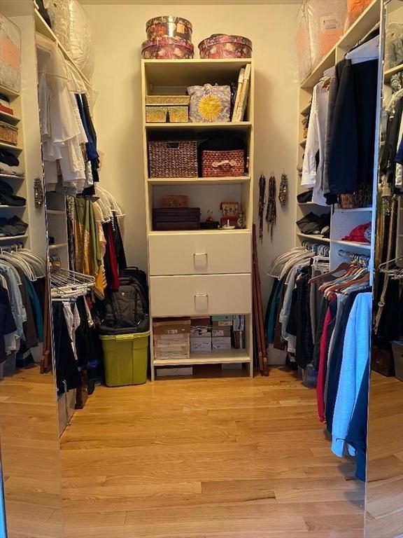 50 Telpgraph St, Boston, MA 02127 - walk in closet with light wood-type flooring