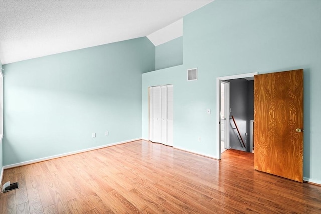 13 Fillmore Rd Unit 15Ab, Salem, MA 01970 - empty room featuring high vaulted ceiling and wood finished floors
