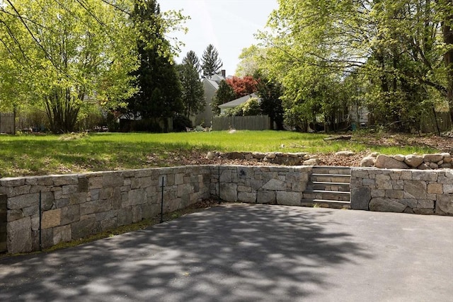 view of patio / terrace with fence