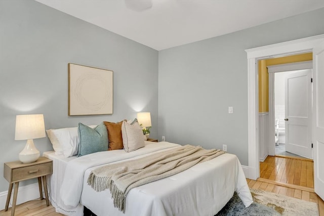 12 Highland Ave Unit A, Arlington, MA 02476 - bedroom featuring hardwood / wood-style floors and baseboards