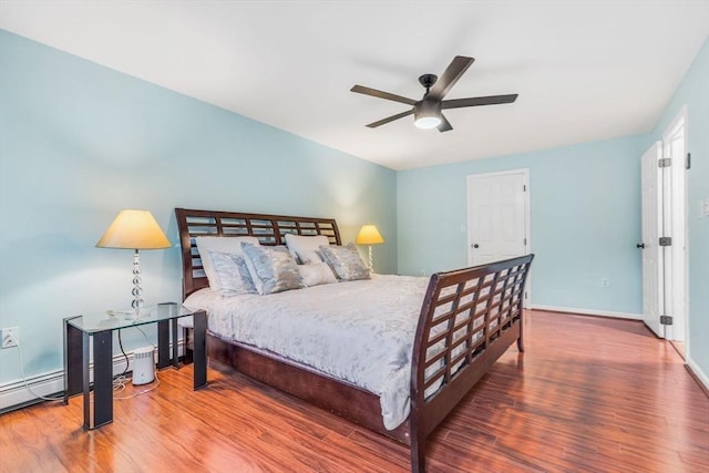 3 Sinclair St, Billerica, MA 01821 - bedroom featuring wood finished floors, baseboards, and a ceiling fan