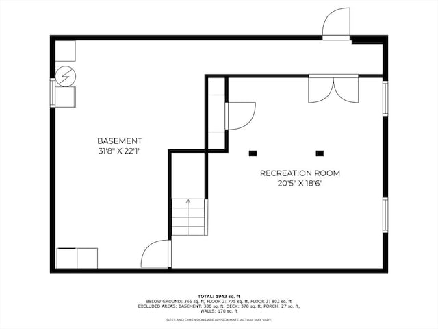 3 Sinclair St, Billerica, MA 01821 - home floor plan
