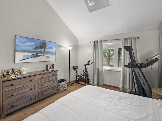 49 Meadow Pond Dr Unit I, Leominster, MA 01453 - bedroom with carpet flooring and lofted ceiling