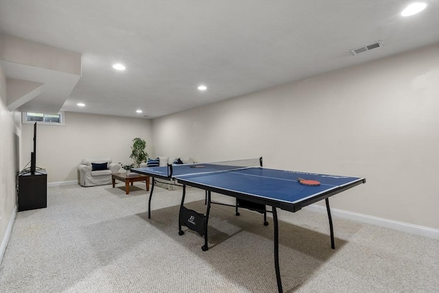 27 Bowker Dr, Sudbury, MA 01776 - playroom with carpet flooring, baseboards, and recessed lighting
