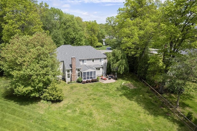 27 Bowker Dr, Sudbury, MA 01776 - aerial view of property and surrounding area