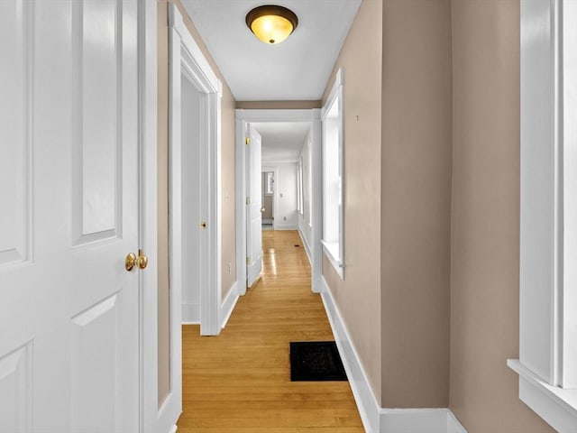 14 Parkman St, Westborough, MA 01581 - hall with light wood-style floors and baseboards