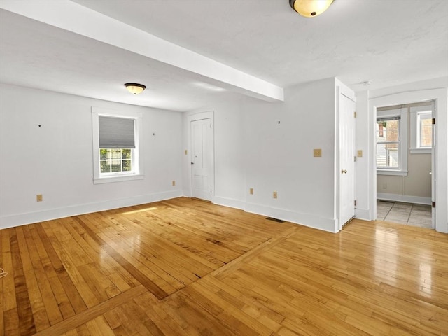 14 Parkman St, Westborough, MA 01581 - empty room featuring baseboards and light wood finished floors