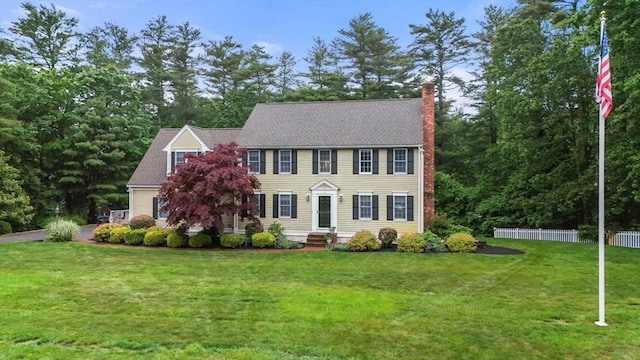 14 Cushman Lndg, Plympton, MA 02367 - colonial house with a chimney