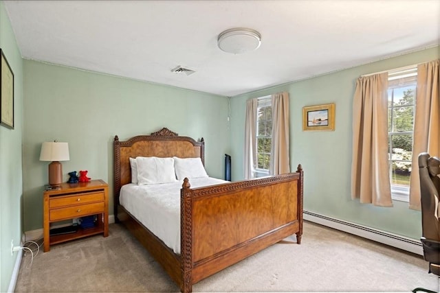 14 Cushman Lndg, Plympton, MA 02367 - carpeted bedroom with baseboard heating and multiple windows