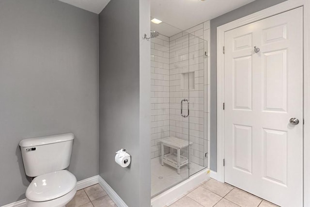 14 Cushman Lndg, Plympton, MA 02367 - bathroom featuring tile patterned floors and a stall shower
