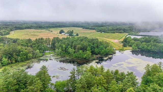14 Cushman Lndg, Plympton, MA 02367 - aerial view of property's location with a large body of water