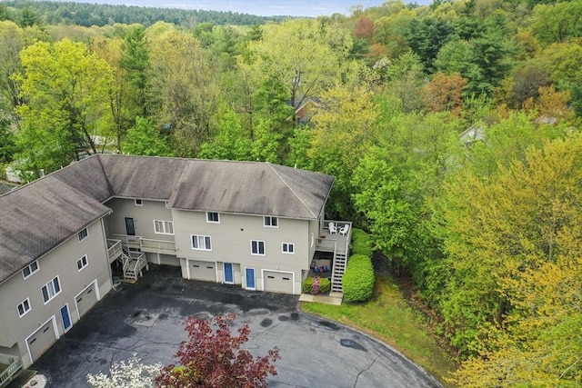 125 Chapin Rd Unit 3F, Hudson, MA 01749 - aerial view of property and surrounding area with a forest