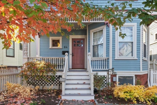 view of entrance to property