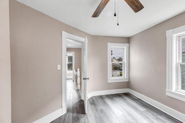 26 Olivine St, Chicopee, MA 01013 - unfurnished room with wood finished floors and a ceiling fan