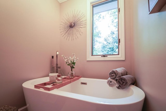 597 Fisher Rd, Dartmouth, MA 02747 - full bathroom featuring a freestanding tub