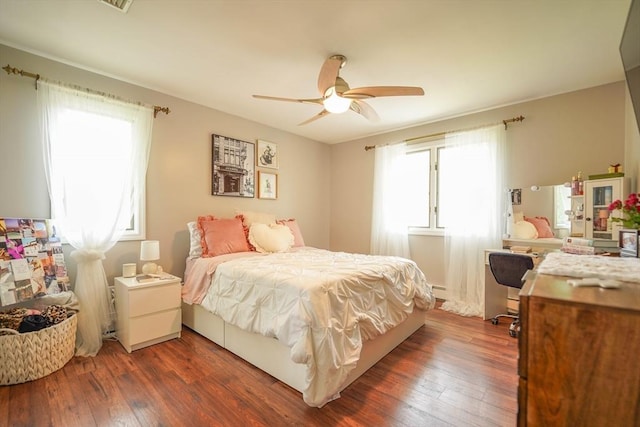 597 Fisher Rd, Dartmouth, MA 02747 - bedroom featuring wood finished floors and ceiling fan