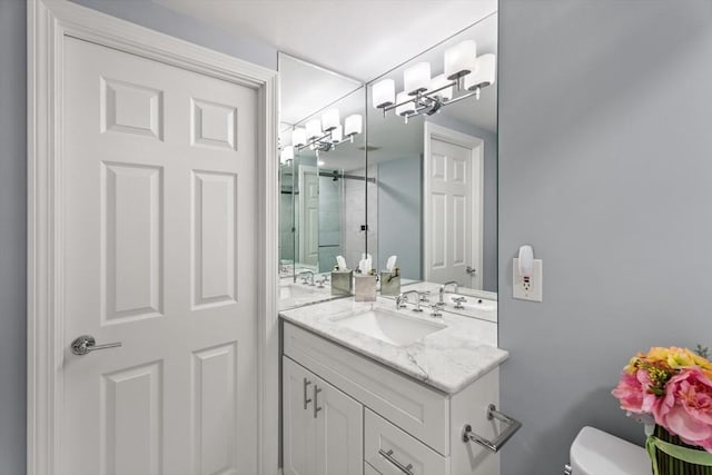 131 Coolidge Ave Unit 621, Watertown, MA 02472 - bathroom featuring vanity and a stall shower