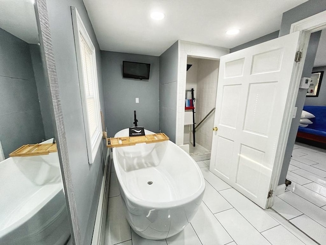 27 Overlook Rd, Holbrook, MA 02343 - full bath featuring recessed lighting and a tub