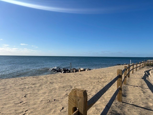 water view with a beach view