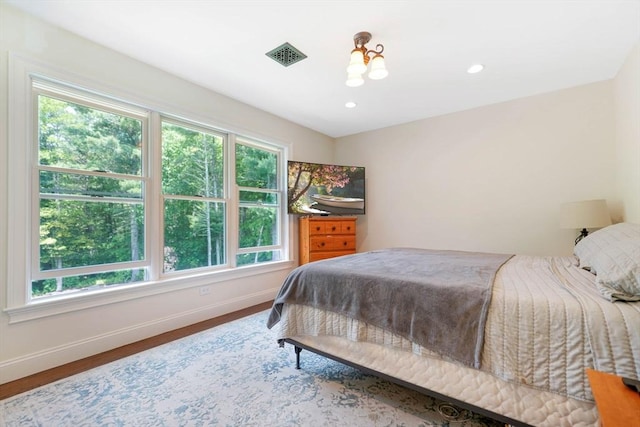 50 Elm St, Plympton, MA 02367 - bedroom featuring baseboards, wood finished floors, and recessed lighting