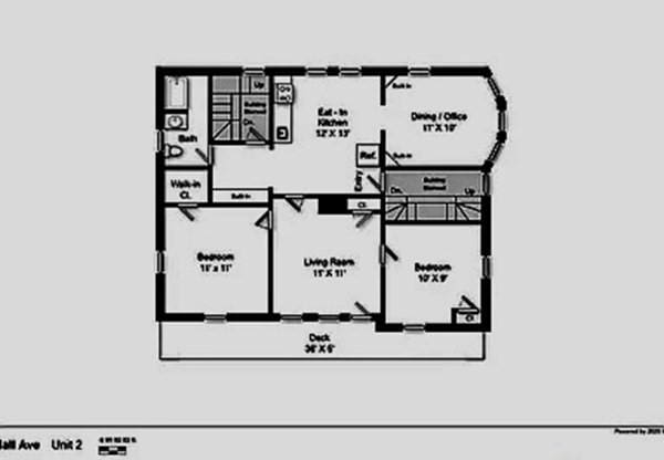 8 Hall Ave Unit 2, Braintree, MA 02184 - home floor plan