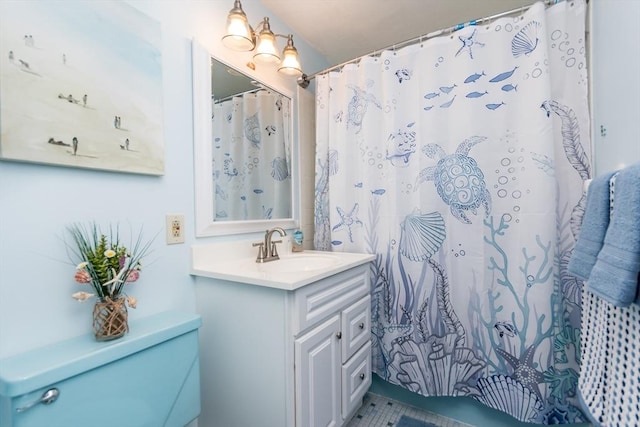 66 Captain Cook Ln Unit 66, Barnstable, MA 02632 - full bath featuring vanity and a shower with shower curtain