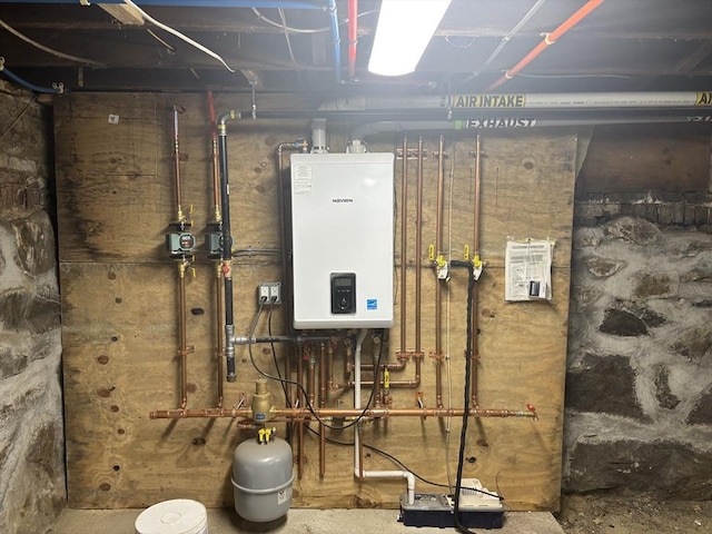 utilities with tankless water heater