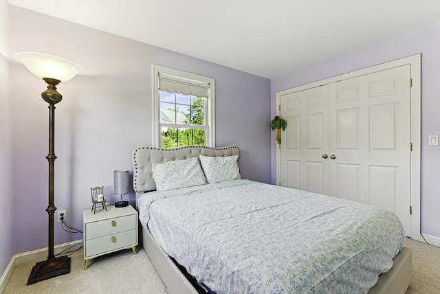 26 Waterville Ln, Shrewsbury, MA 01545 - bedroom featuring light colored carpet, a closet, and baseboards
