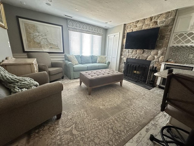 158 Quincy Shore Dr Unit 78, Quincy, MA 02171 - living area with a fireplace