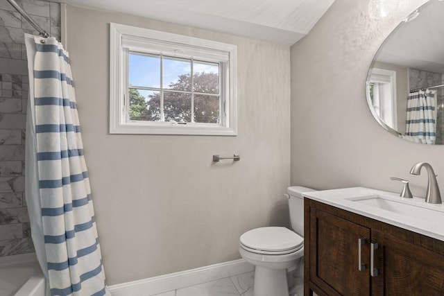 85 Mann Hill Rd, Scituate, MA 02066 - bathroom with marble finish flooring and vanity