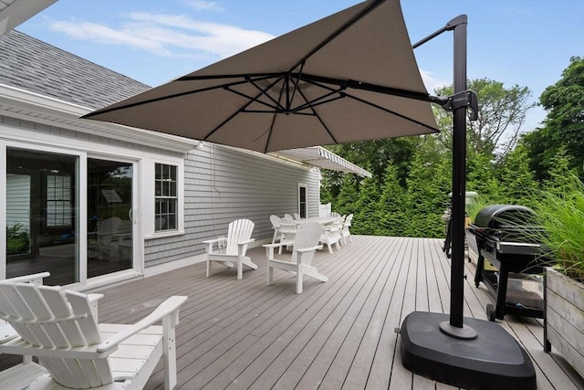 85 Mann Hill Rd, Scituate, MA 02066 - deck featuring outdoor dining area