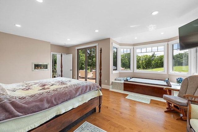 19 Hardscrabble Rd, Sterling, MA 01564 - bedroom with access to outside, recessed lighting, and light wood-style flooring