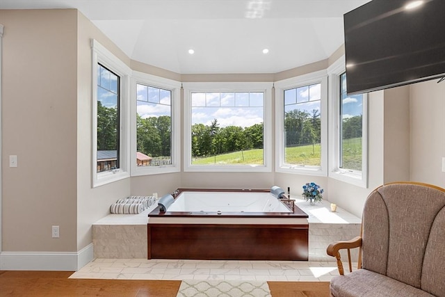 19 Hardscrabble Rd, Sterling, MA 01564 - full bathroom with a tub with jets and recessed lighting