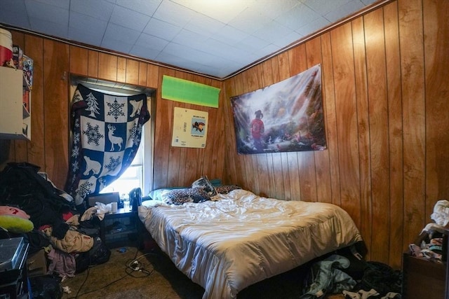 79-81 N Main St, Webster, MA 01570 - bedroom featuring wooden walls
