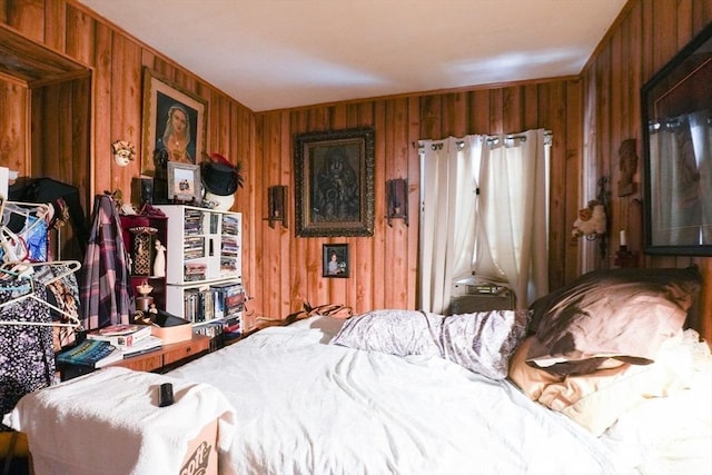 79-81 N Main St, Webster, MA 01570 - bedroom featuring wooden walls