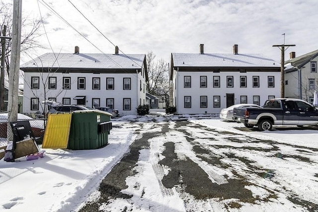 view of street featuring a residential view