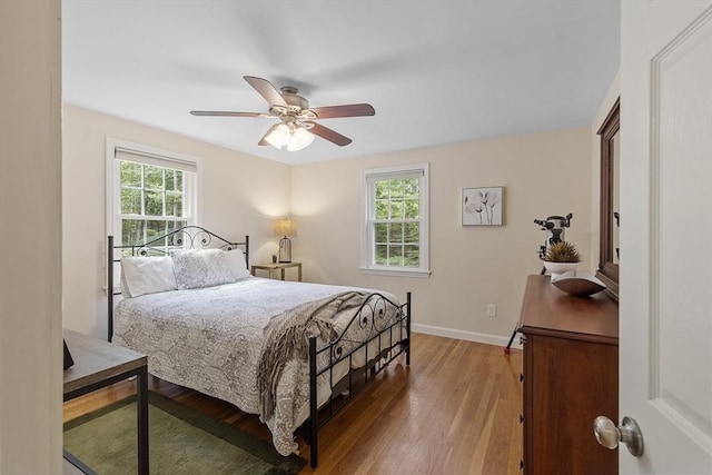 40 Abbott Ln, Chelmsford, MA 01824 - bedroom featuring wood finished floors and a ceiling fan