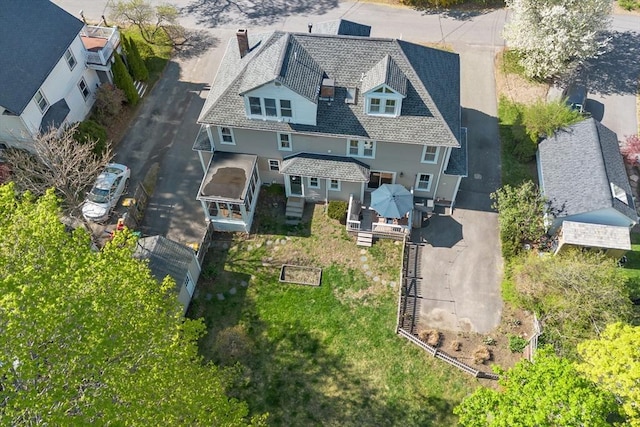 bird's eye view