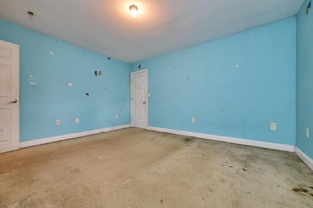 114 Mount Ida Rd Unit A, Boston, MA 02122 - carpeted empty room featuring baseboards