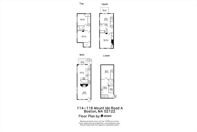 114 Mount Ida Rd Unit A, Boston, MA 02122 - room layout