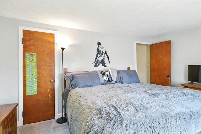 bedroom featuring carpet floors