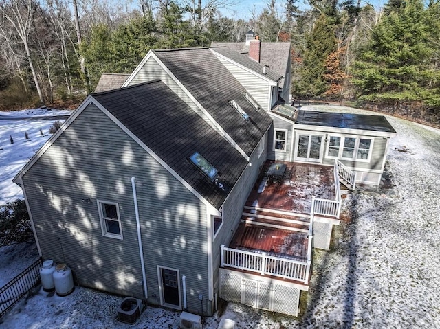 view of rear view of house