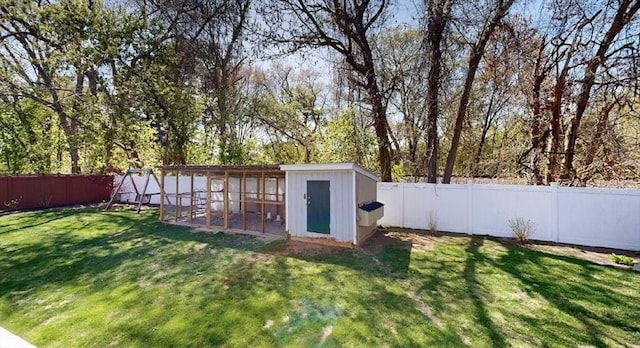 32 Nelson Ave, Beverly, MA 01915 - view of poultry coop with a fenced backyard and a lawn