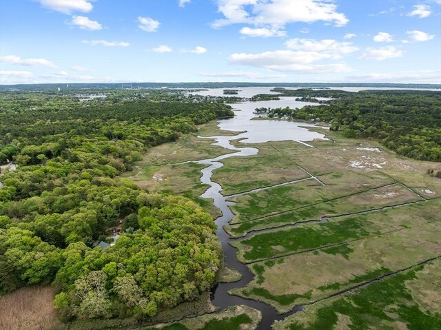 67 Great Neck Rd, Wareham, MA 02571 - bird's eye view of a large body of water and a forest