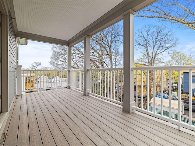 view of deck