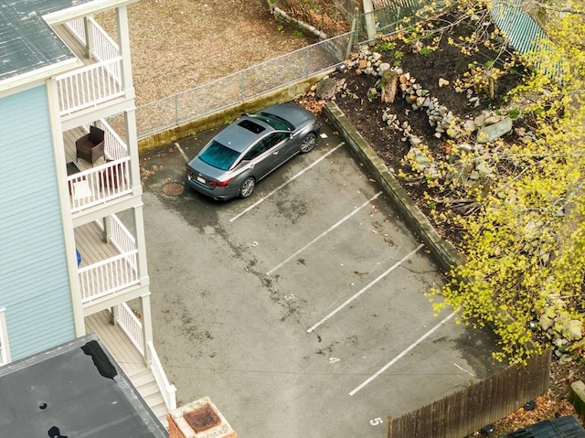 view of car parking