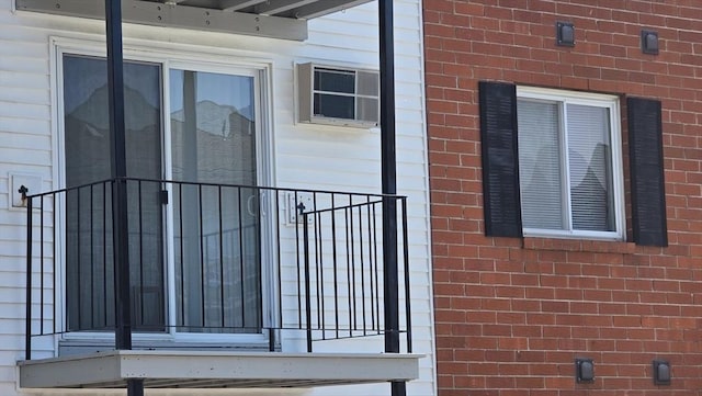 56 Edgeworth St Unit 14, Worcester, MA 01605 - property entrance featuring brick siding and a balcony