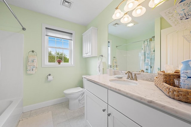 172 Orchard St, Newbury, MA 01922 - full bath featuring toilet, baseboards, tile patterned flooring, and vanity
