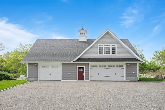 172 Orchard St, Newbury, MA 01922 - view of front of property with roof with shingles and a detached garage